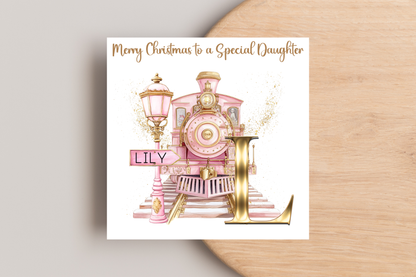 Personalised Christmas Express Christmas Card