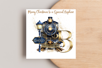 Personalised Christmas Express Christmas Card