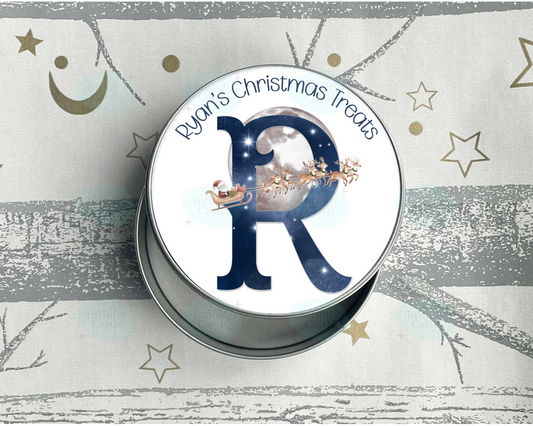 Personalised  Christmas Treat Tin