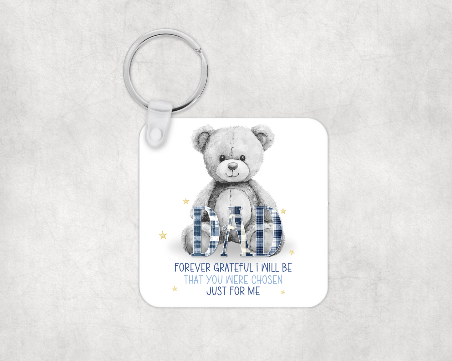 Forever Grateful Keyring for Dad