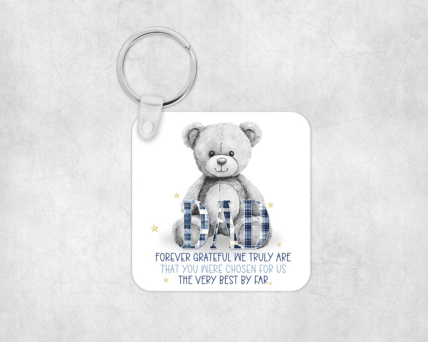 Forever Grateful Keyring for Dad