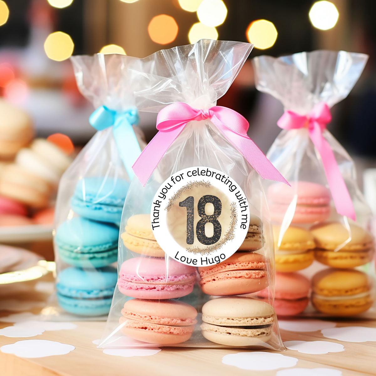 24 X 18th Birthday Thank You For Celebrating with me  Stickers