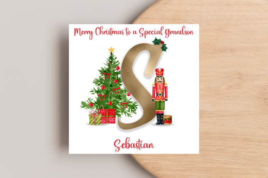 Personalised Nutcracker Christmas Card