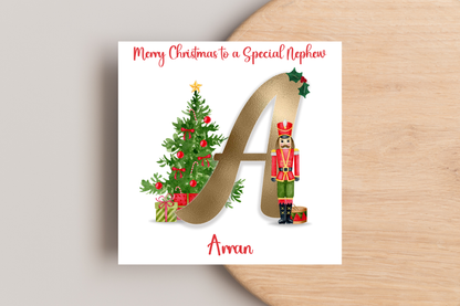 Personalised Nutcracker Christmas Card