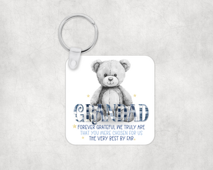 Forever Grateful Keyring for Grandad / Papa