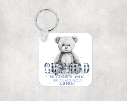 Forever Grateful Keyring for Grandad / Papa