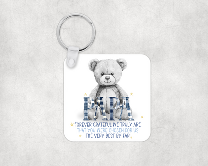 Forever Grateful Keyring for Grandad / Papa