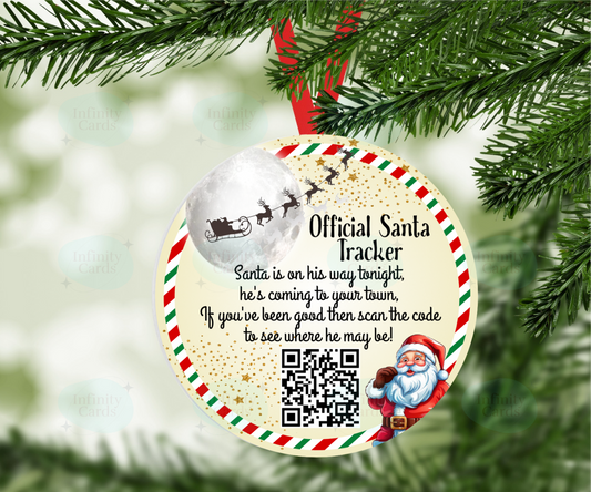 Official Santa Tracker Christmas Tree Decoration