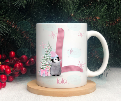 Personalised Penguin Mug