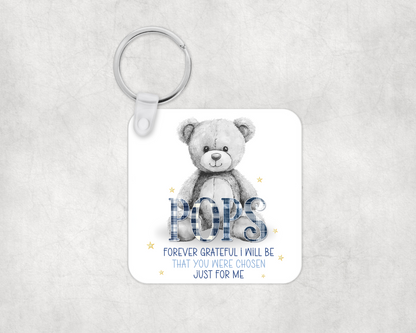 Forever Grateful Keyring for Grandad / Papa