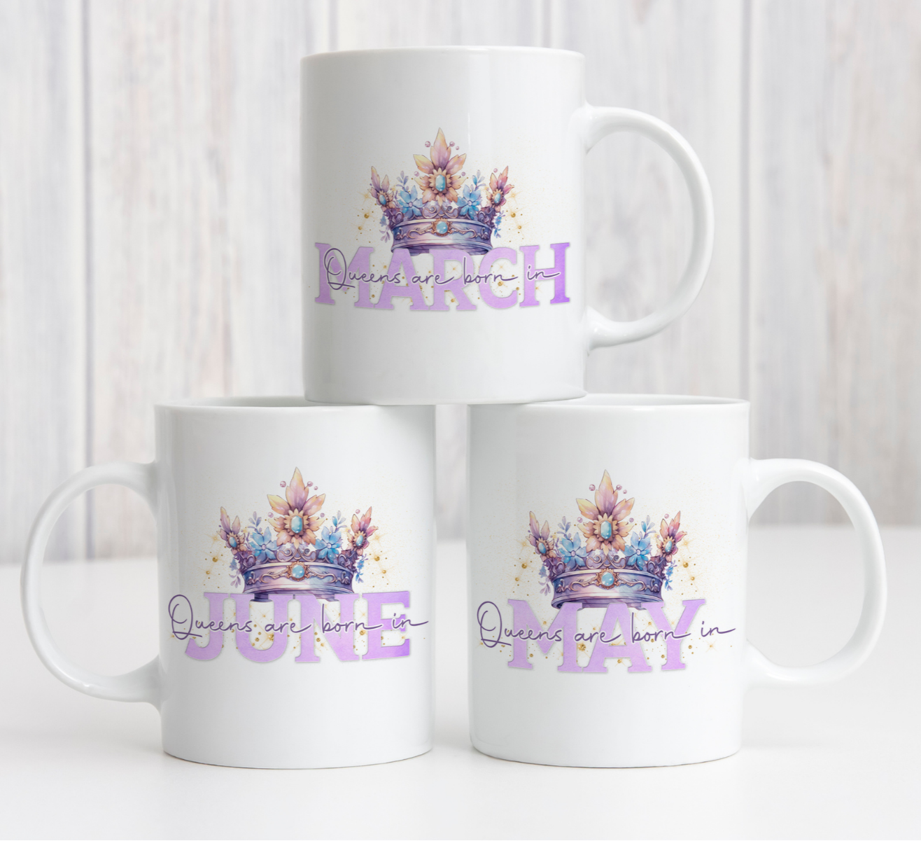 'Queens are Born in' Mug