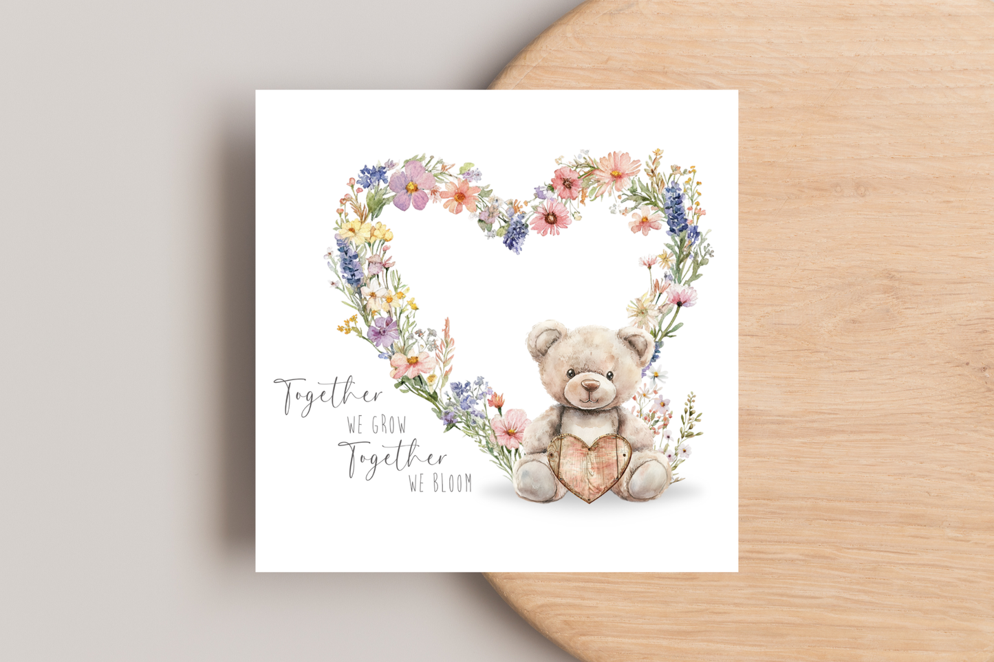 Together we Grow, Together we Bloom Card