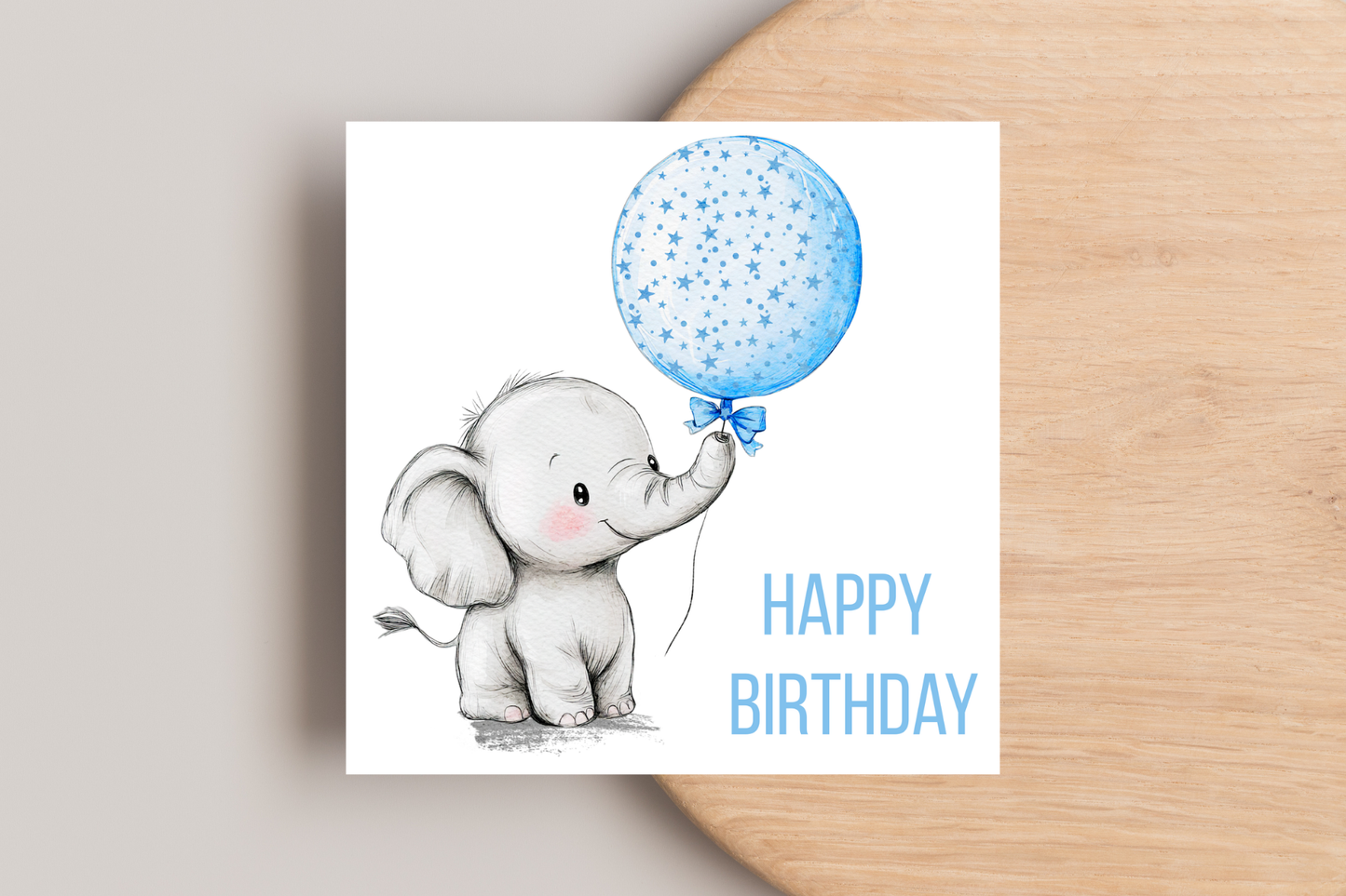 Elephant Birthday Card