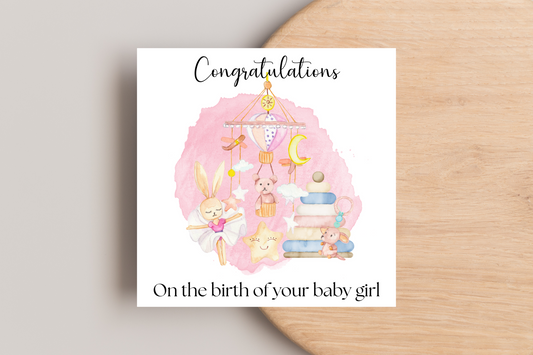 Congratulations on the Birth of Your Baby Card