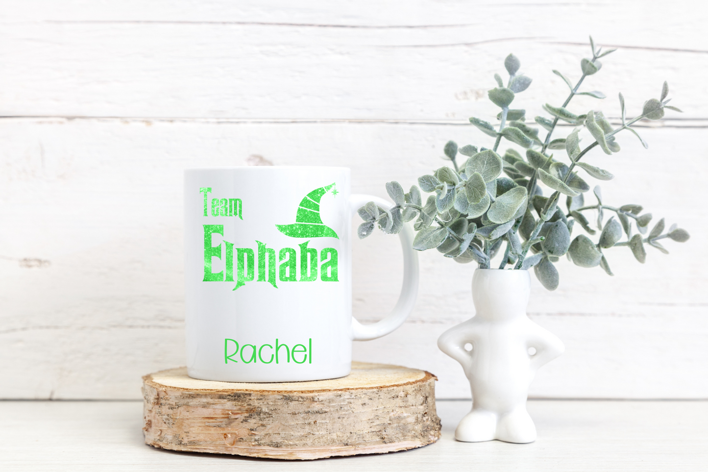 Personalised Team Glinda Team Elphaba Wicked Mug