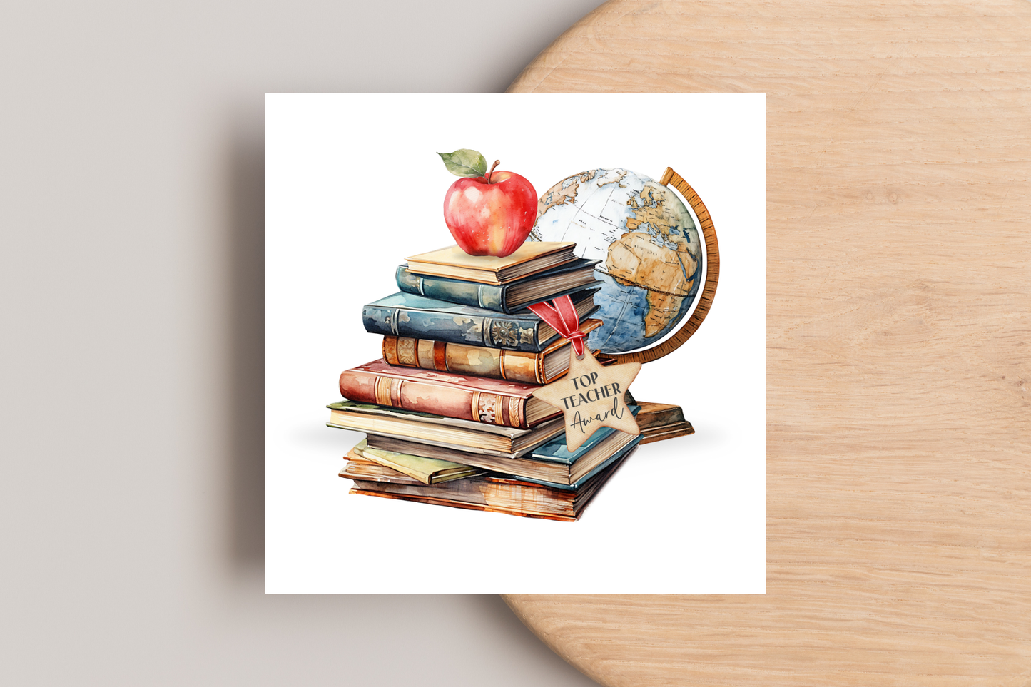 Top Teacher Award Card