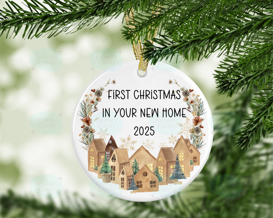 First Christmas in Our New Home 2025 Christmas Tree Decoration