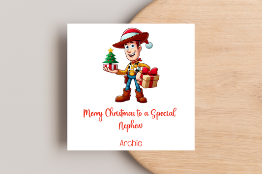 Personalised Toy Story Christmas Card