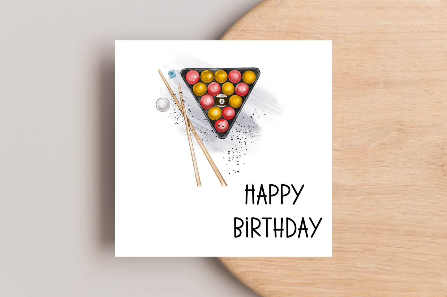 Pool Birthday Card