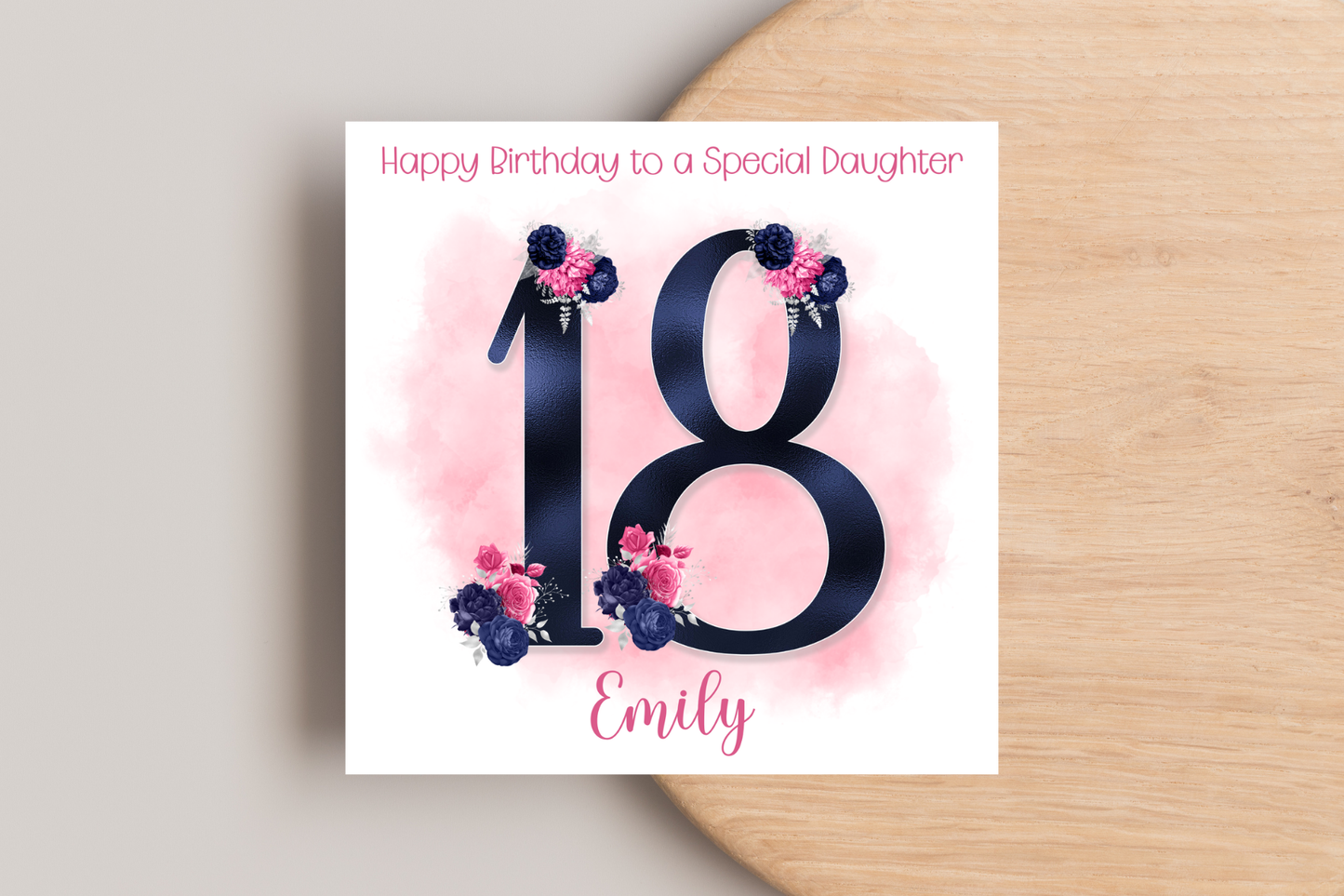 Personalised 18th Birthday Card