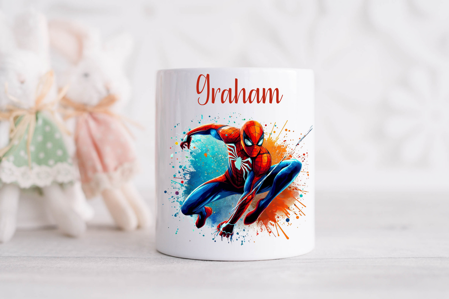 Personalised Spiderman Money Box