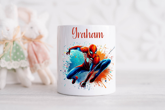 Personalised Spiderman Money Box