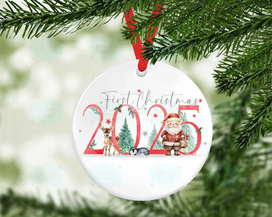First Christmas 2025 Tree Decoration