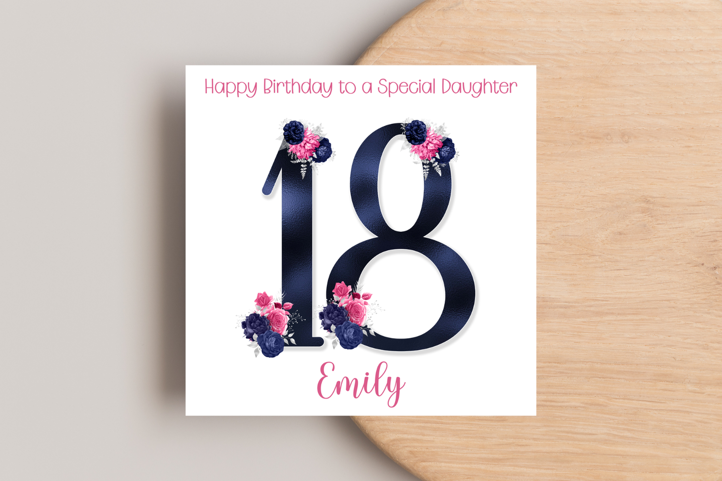 Personalised 18th Birthday Card