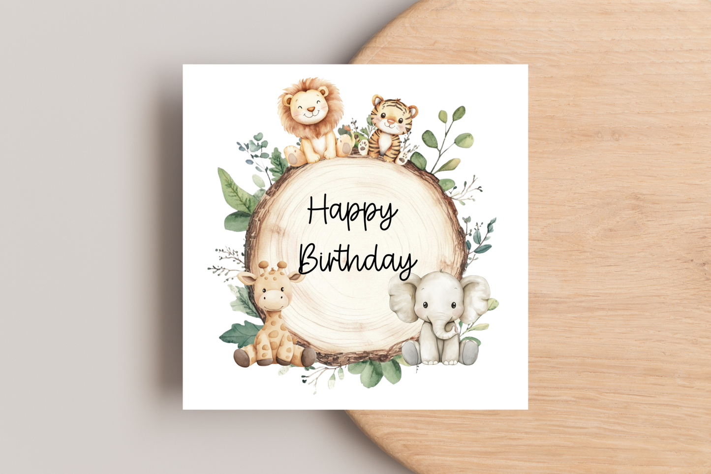 Jungle Birthday Card