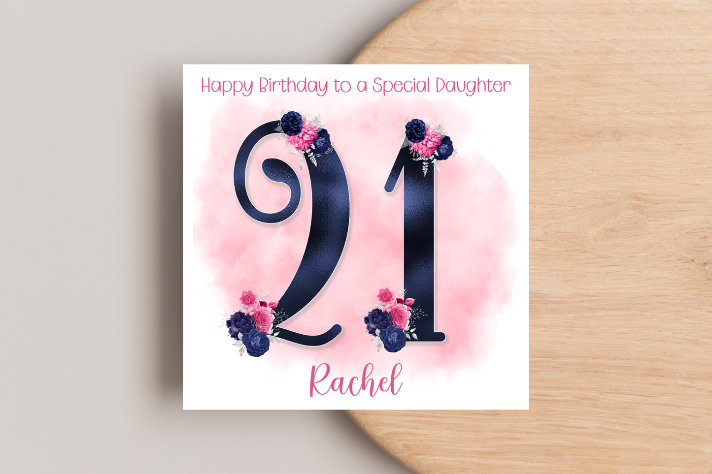 Personalised 21st Birthday Card