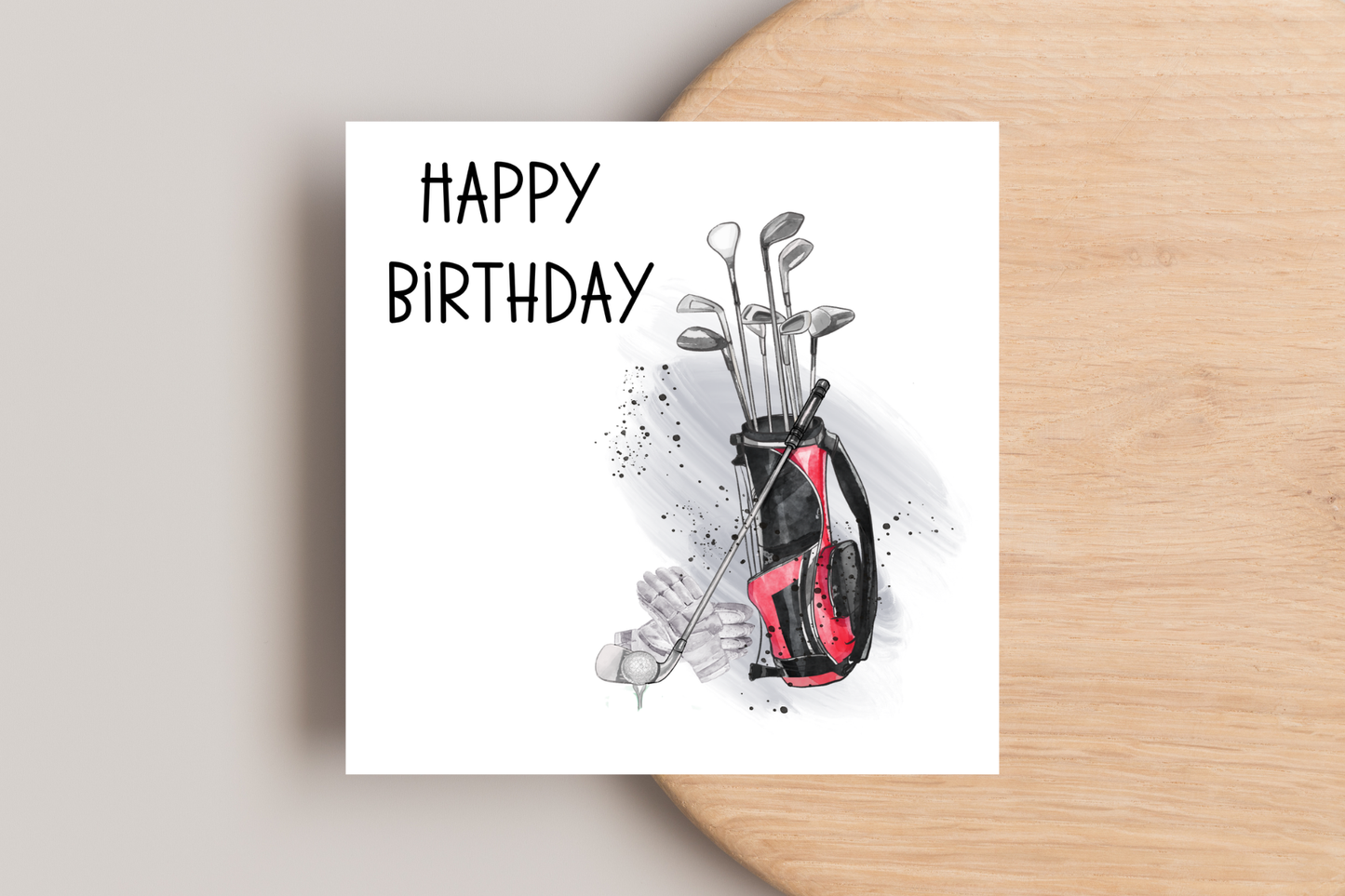 Golf Birthday Card