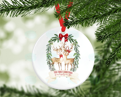 First Christmas As Christmas Tree Decoration  As Mr and Mrs | Mr and Mr | Mrs and Mrs