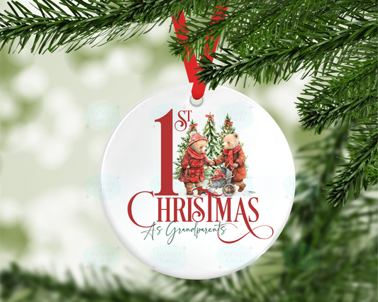 First Christmas as Grandparents Christmas Tree Decoration