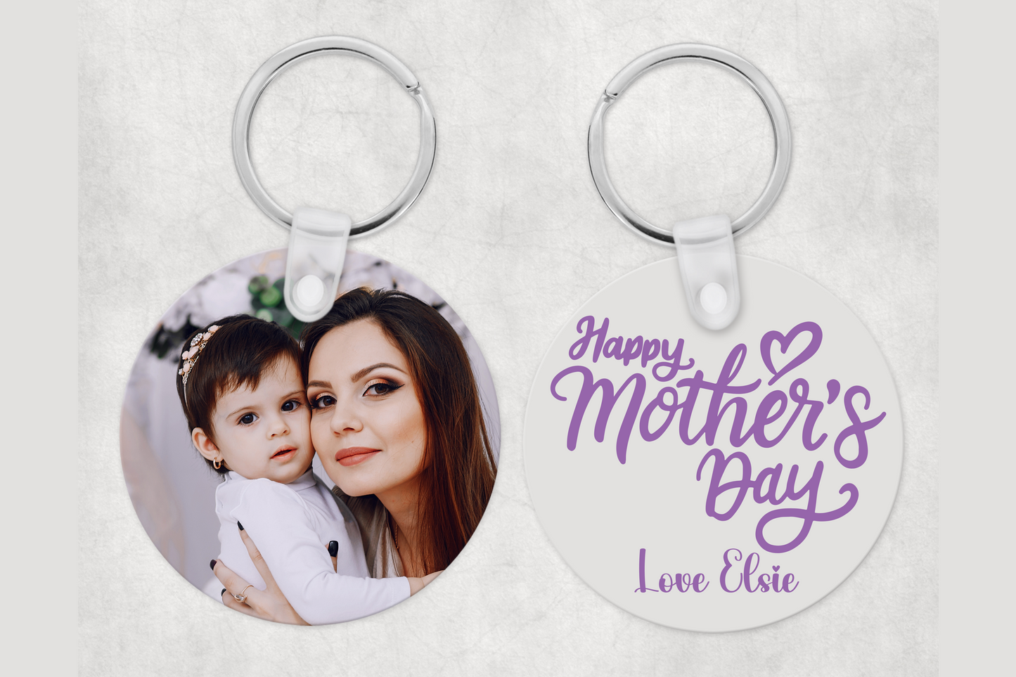 Mother's Day Photo Keyring