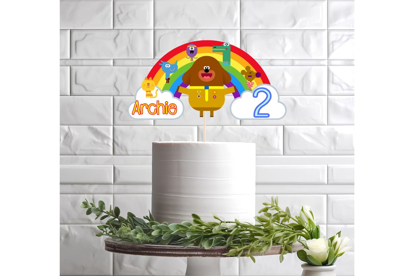Personalised Hey Duggee Cake Topper