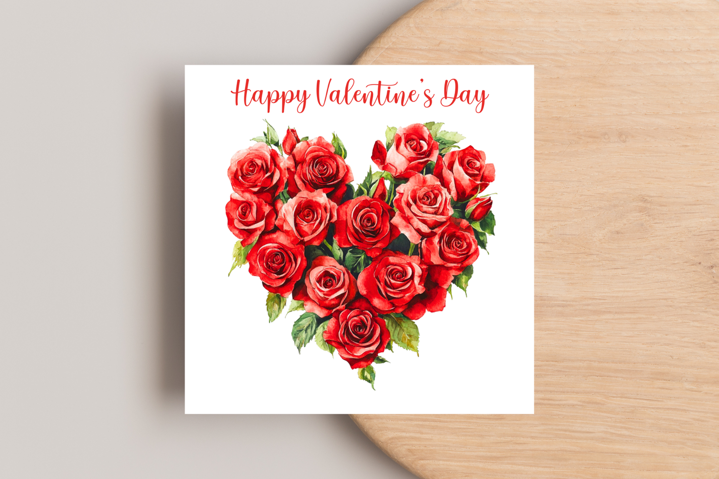 Roses Happy Valentine's Day Card