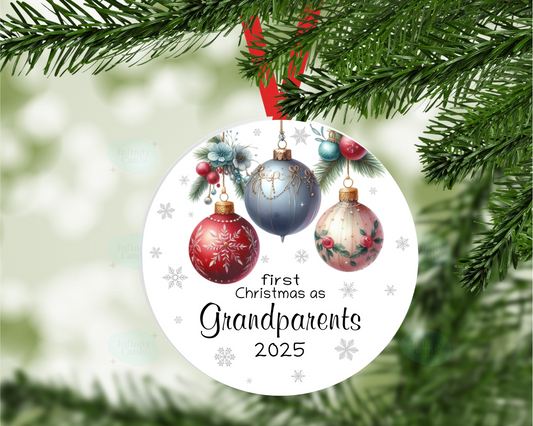 First Christmas as Grandparents Christmas Tree Decoration