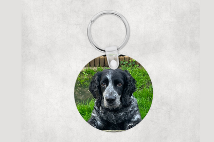Single sided Photo Keyring - Round