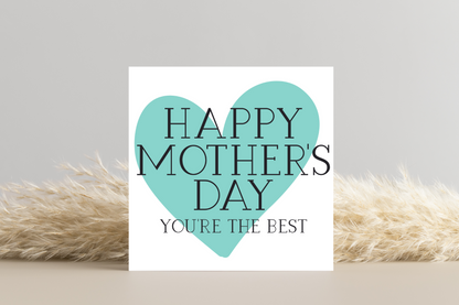 Happy Mother's Day Heart Card