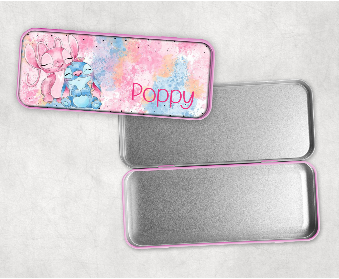 Personalised Stitch Pencil Tin