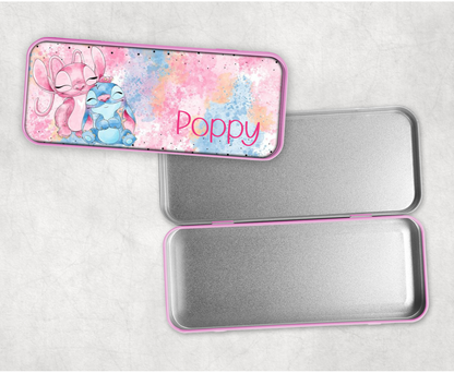 Personalised Stitch Pencil Tin
