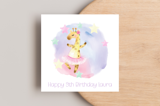 Personalised Party Animal Birthday Card