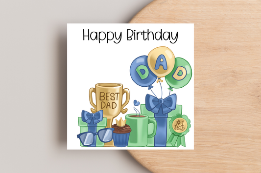 Best Dad Birthday Card