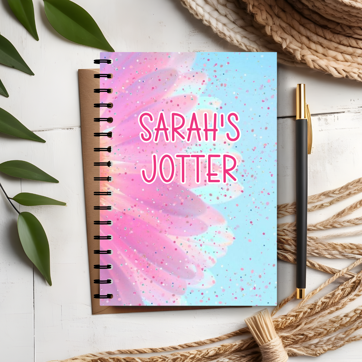 Personalised Pastel Notebook