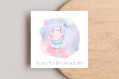 Personalised Party Animal Birthday Card