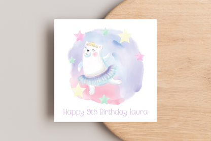 Personalised Party Animal Birthday Card