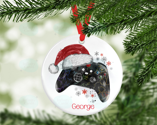 Game Controller  Personalised Christmas Tree Decoration