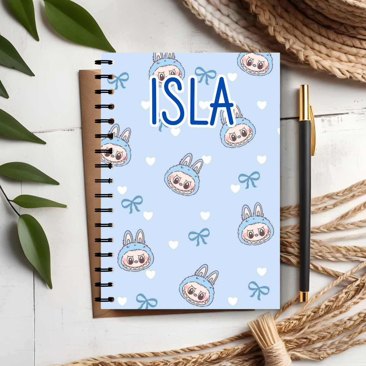 Personalised Labubu Notebook