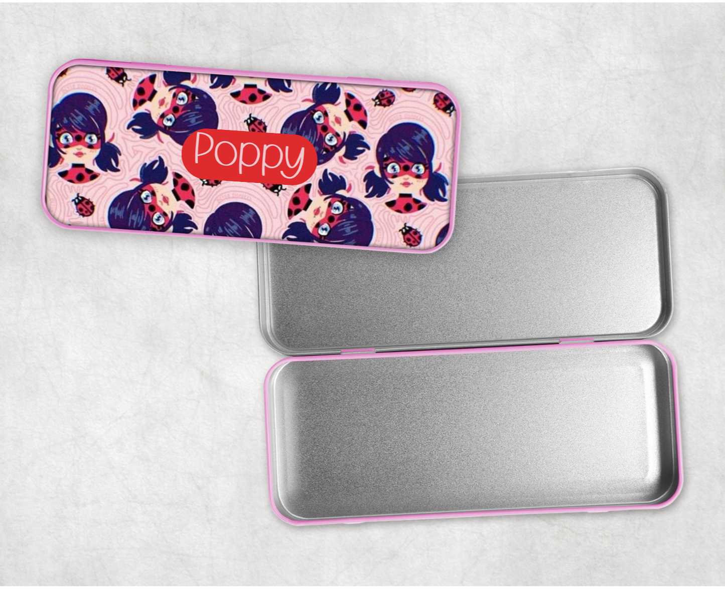 Personalised Miraculous Ladybug Pencil Tin