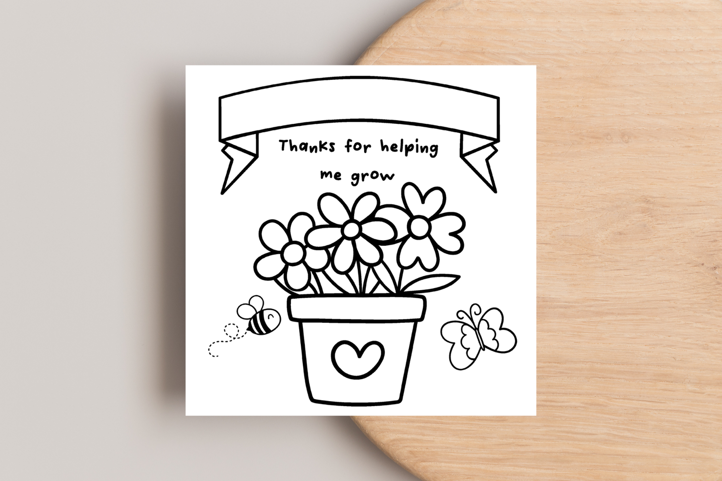 Thank you for helping me grow colour in card